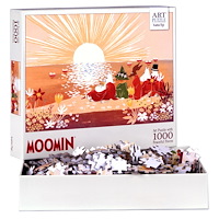 MOOMIN Moomin Art Puzzle Red 100