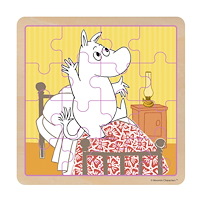 MOOMIN Moomin Wooden Puzzle Bedtime Jumping