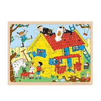 Pippi Långstrump Pippi Wooden Framed Puzzle