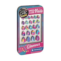 Clementoni Crazy Chic Nails Glamour  22pcs -Asst CDU