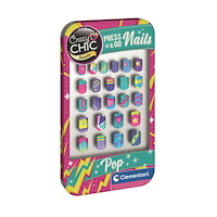 Clementoni Crazy Chic Nails Pop 22pcs -Asst CDU