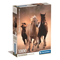 Clementoni 1000 pcs. CB High Quality Collection Running Horses