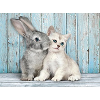 Clementoni 500 pcs. CB HQC Cat & Bunny
