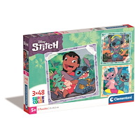Clementoni 3x48 pcs Puzzles Disney Stitch