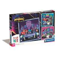 Clementoni 3x48 pcs Puzzles Kids Batwheels
