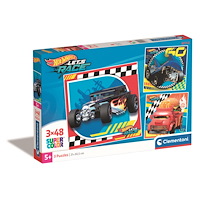 Clementoni 3x48 pcs Puzzles Kids Hotwheels
