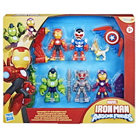 Marvel IM and AF 3in Figure Armored-Up Avengers Pack
