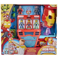 Marvel IM and AF 3in Playset Iron Quarters