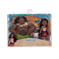 Disney Vaiana 2 6in Petite Doll Vaiana and Maui Gift Set