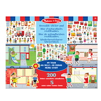 Melissa & Doug MND Reusable Sticker Pad My Town