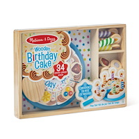 Melissa & Doug MND Wooden Food Playset Birthday Cake