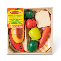 Melissa & Doug MND Wooden Food Playset Cutting Food