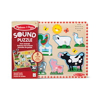 Melissa & Doug Farm Animals Sound Puzzl