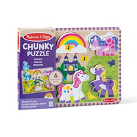 Melissa & Doug MND Wooden Chunky Puzzle Unicorn