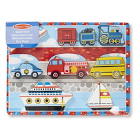Melissa & Doug Vehicles Chunky Puzzle