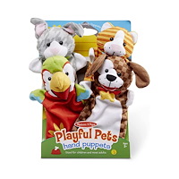 Melissa & Doug Hand Puppets Playful Pet