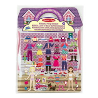 Melissa & Doug Reusable Puffy Stickers Dress-Up