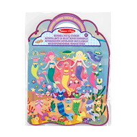 Melissa & Doug Reusable Puffy Stickers Mermaid