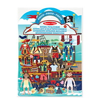 Melissa & Doug Reusable Puffy Stickers Pirate