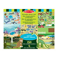 Melissa & Doug Reusable Sticker Pad - Habitats