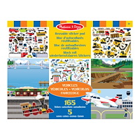 Melissa & Doug Reusable Sticker Pad - Vehicles
