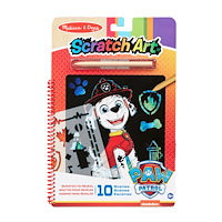 Melissa & Doug Paw Patrol Scratch Art Pad - Marshall