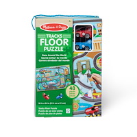 Melissa & Doug Race track Floor Puzzle Play Set