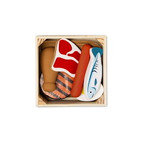 Melissa & Doug Wooden Food Groups Play Set - Protein