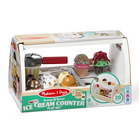 Melissa & Doug Wooden Ice Cream Counter