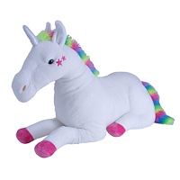 Wild Republic CK-JUMBO UNICORN WHITE STARS