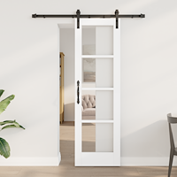 vidaXL Skjutdörr med beslagset 'ORKDAL'Vit 61x198.5 cm