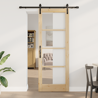 vidaXL Skjutdörr med beslagset 'ORKDAL'78x211 cm
