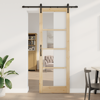vidaXL Skjutdörr med hårdvarusats 'ORKDAL'83x232 cm