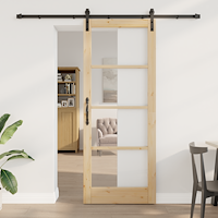 vidaXL Skjutdörr med tillbehör 'ORKDAL'83x211 cm