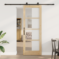 vidaXL skjutdörr med beslagset 'ORKDAL'78x211 cm