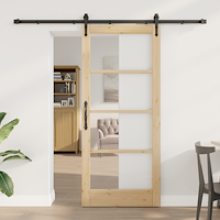 vidaXL Skjutdörr med Hårdvarusats 'ORKDAL'78x202 cm
