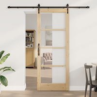 vidaXL Skjutdörr med Hårdvaruset 'ORKDAL'83x211 cm