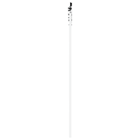 vidaXL Skjutdörr med Hårdvarusats "ORKDAL" Vit 93x211 cm