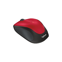 Logitech Logitech M235 - mus - 2.4 GHz - röd