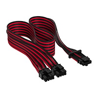 Corsair CORSAIR Premium individually sleeved (Type 4, Generation 5) - strömkabel - 12VHPWR till 8-stifts PCIe-ström