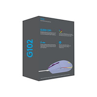Logitech Logitech Gaming Mouse G102 LIGHTSYNC - mus - USB - lila
