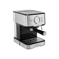 Princess Princess 249412 - kaffemaskin med mjölkskummare - 20 bar - metal steel