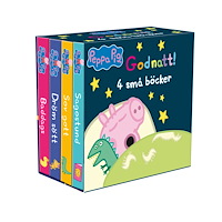 PEPPA PIG Greta Gris : Godnatt! 4 små böcker