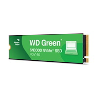 SANDISK WD Green SN3000 WDS100T4G0E-00CPS0 - SSD - 1 TB - PCIe 4.0 x4 (NVMe)