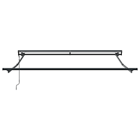 vidaXL Automatisk Utrullningsmarkis i gult och orange, 300 x 250 cm
