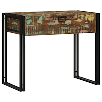 vidaXL Sminkbord 90x50x75 cm Solid Återvunnet Trä