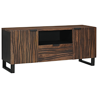 vidaXL TV-skåp - 105 x 33,5 x 46 cm, gjort av massivt mangoträ.