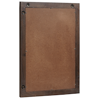vidaXL <strong> Badrumsspegel</strong>, 50x70x3 cm, tillverkad av massivt mangoträ.