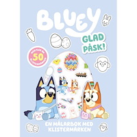 Bluey Glad påsk: En målarbok med klistermärken