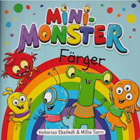 Triumf förlag Minimonster färger (bok, board book)